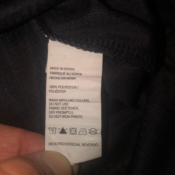 IZOD Golf Polo Mens Size XXL 2XL Work Dress Tennis Activewear Black Shirt - Picture 5 of 11